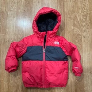 THE NORTH FACE MOONDOGGY DOWN HOODED JACKET TODDLERS 2t